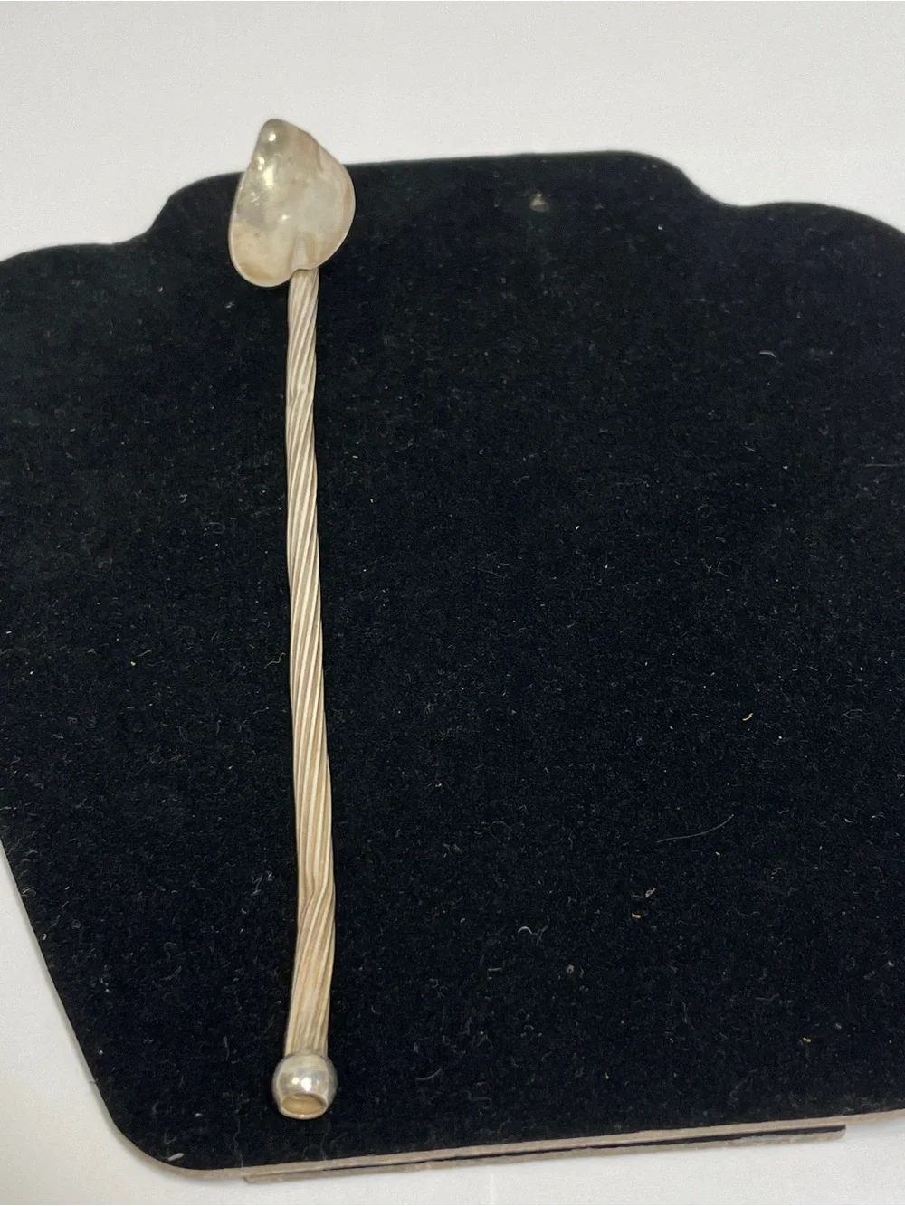 Vintage Antique Sterling Cocktail Sipper straws Spoons, circa 1900, 49g